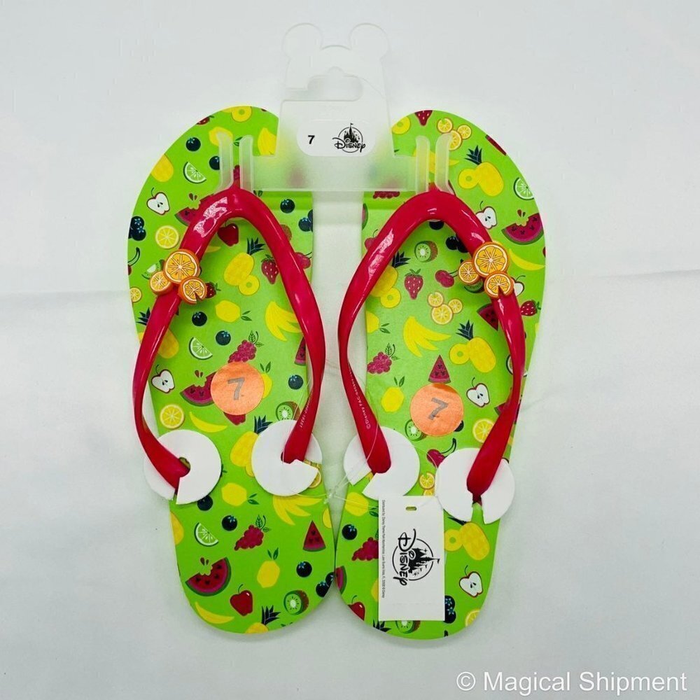 Disney Parks - Mickey Neon Flip Flops for Women